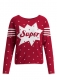 Blutsgeschwister Pullover space safarisweater super red dot