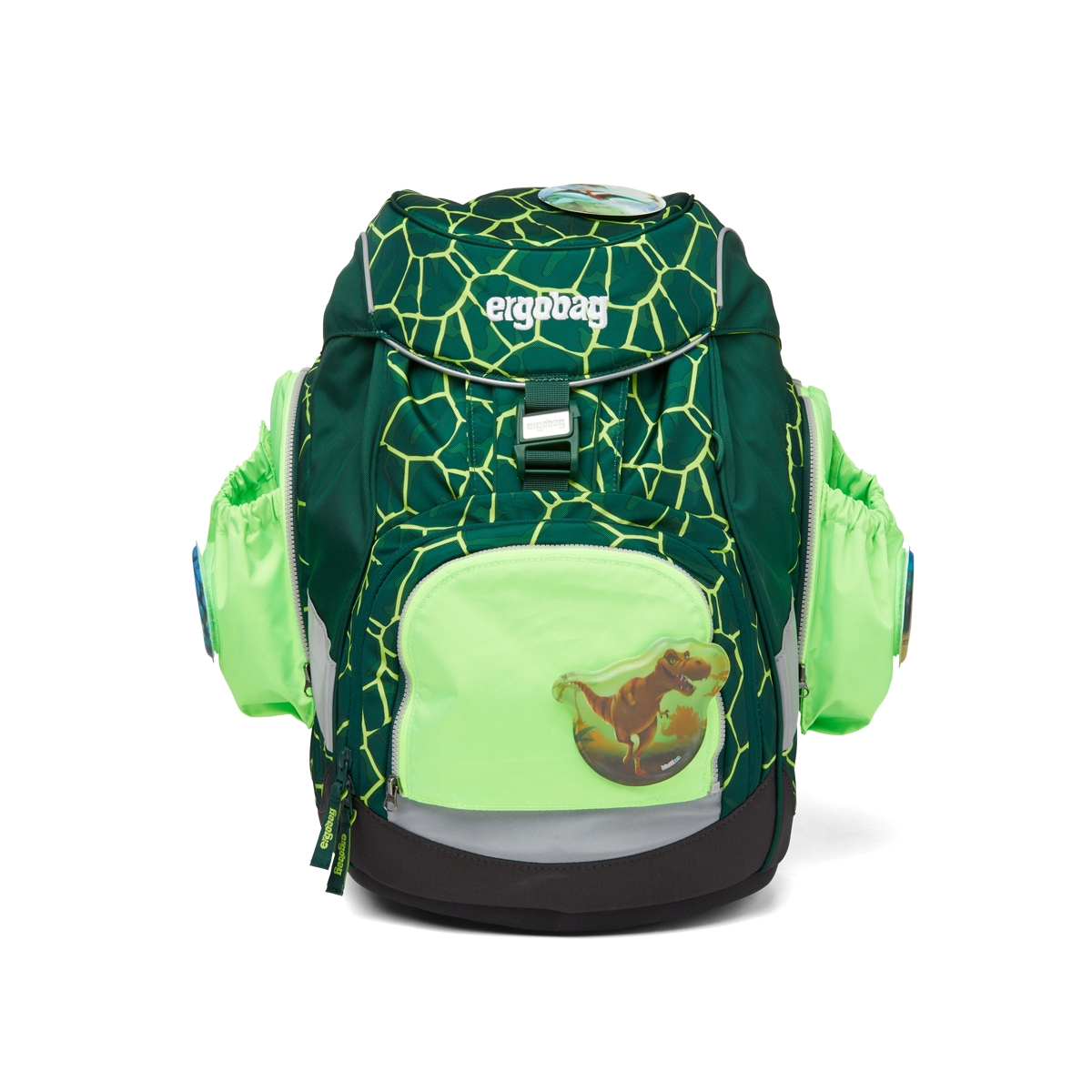 Ergobag Seitentaschen Zip-Set grün 3-teilig Sicherheitsset