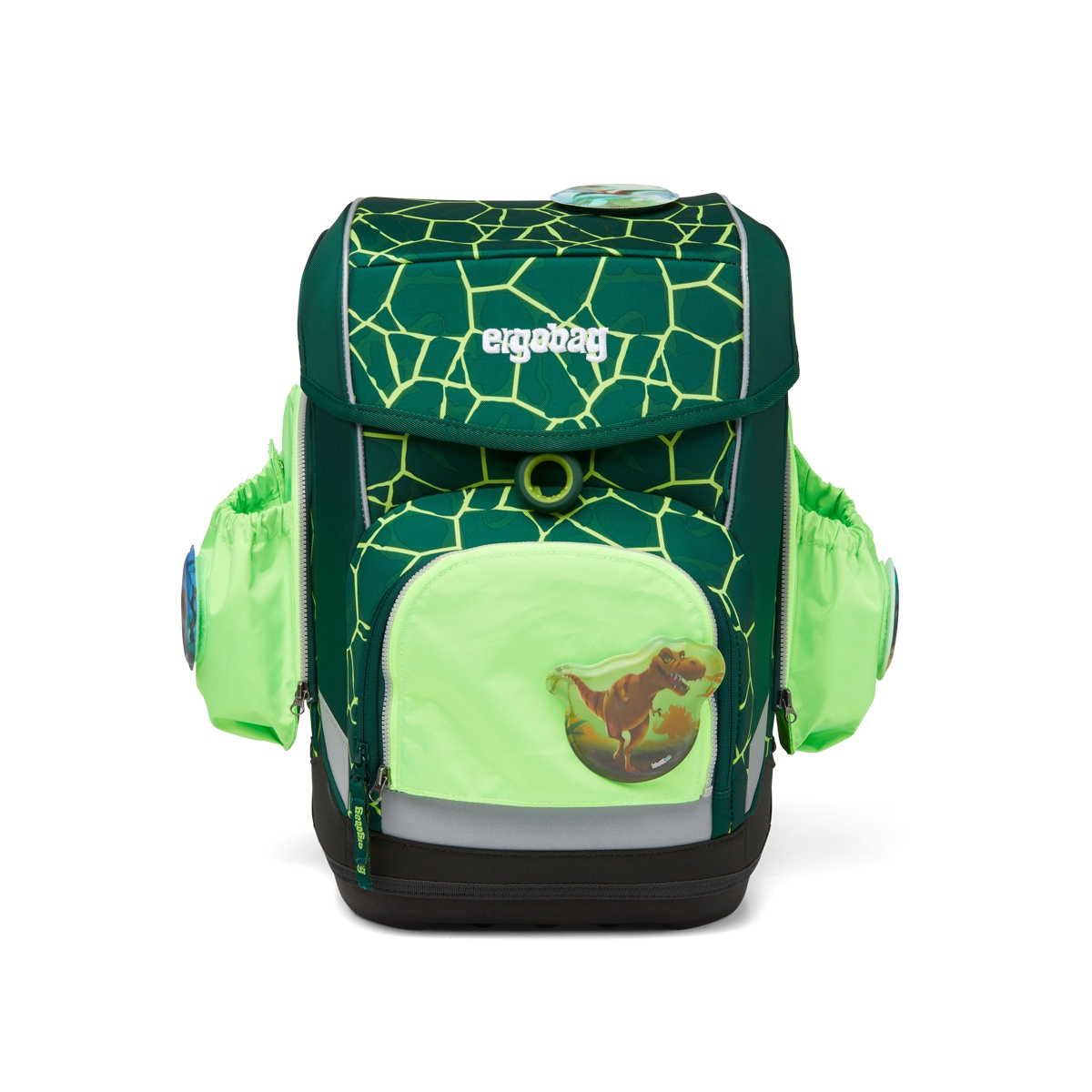 Ergobag Seitentaschen Zip-Set grün 3-teilig Sicherheitsset
